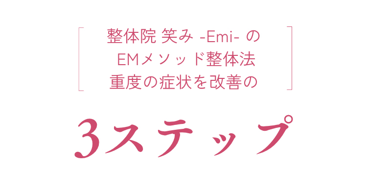 改善の3ステップ